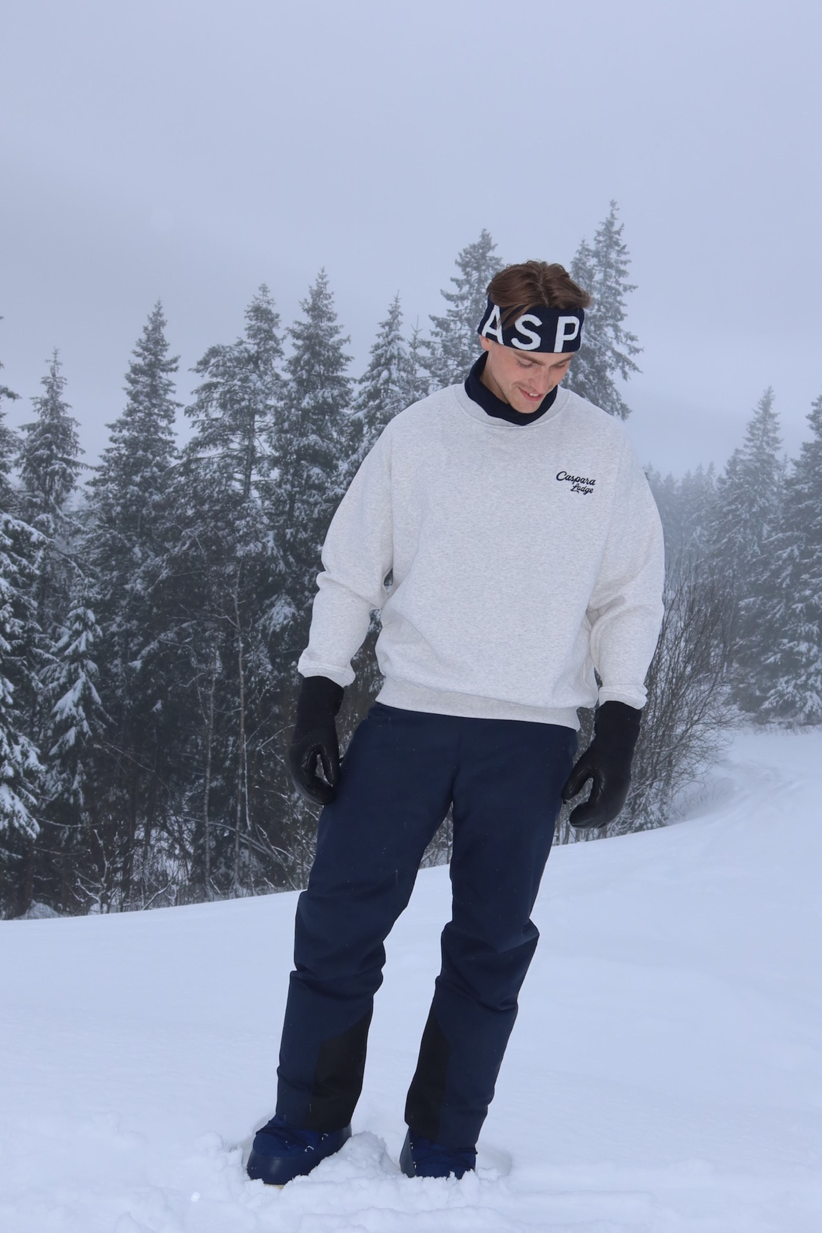 SKI Headband - Navy